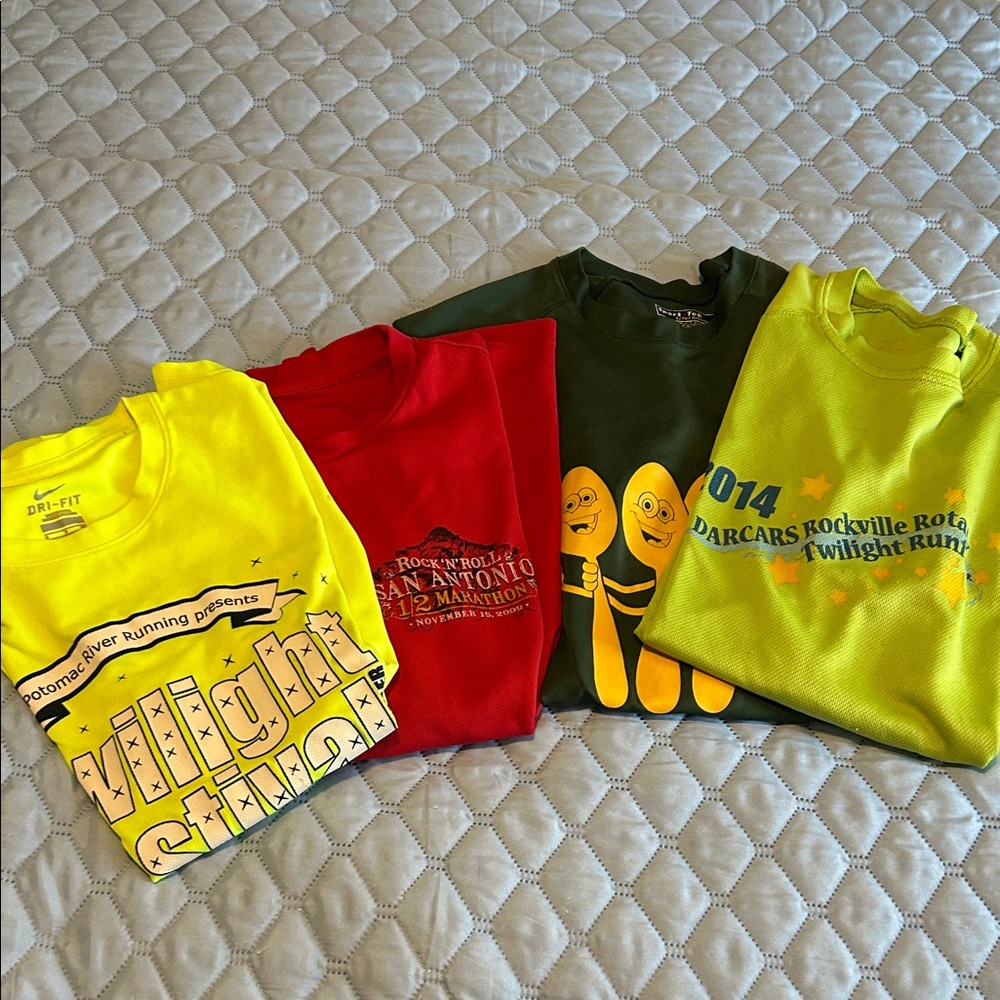 Colorful Men’s Athletic T-Shirts Set